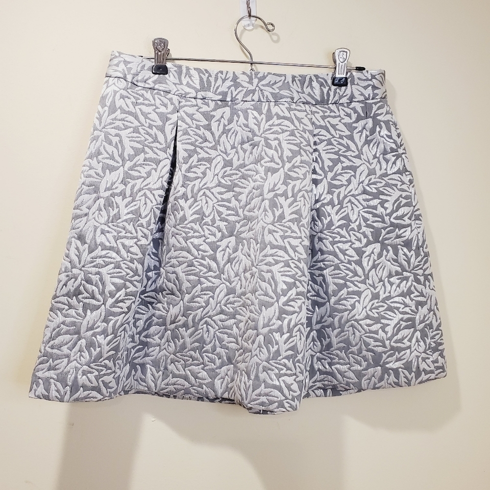 Behnaz Sarafpour gray and silver mini skirt size 7
